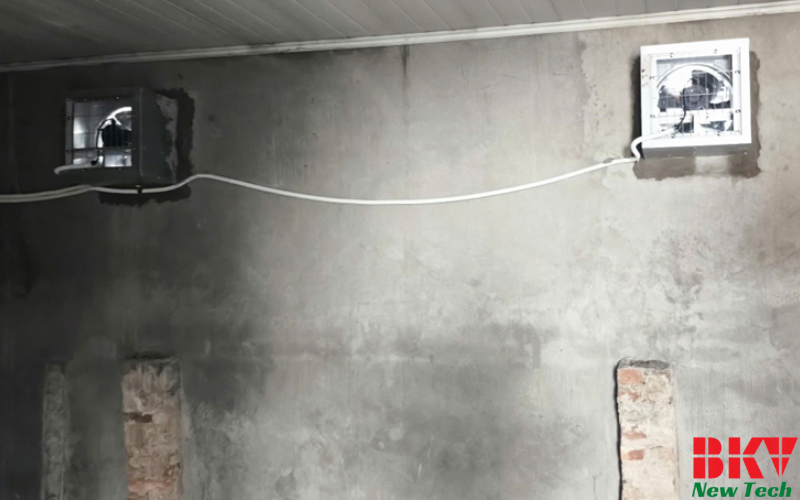 Hệ thống quạt xả lò sấy