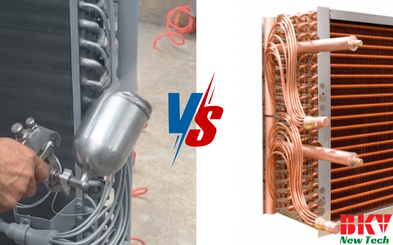 Dàn đồng phủ nano vs Dàn đồng thường trong sấy hải sản