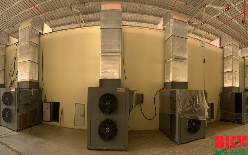 Hệ thống 6 lò sấy của BKV