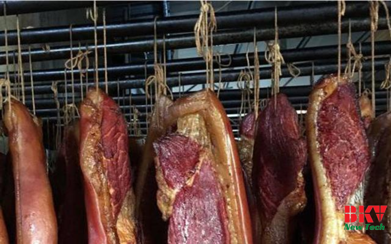 Sấy thịt bằng máy sấy BKV