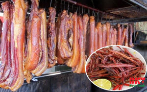 6 Bước Chế Biến Thịt Ba Chỉ Sấy Khô Chuẩn BKV